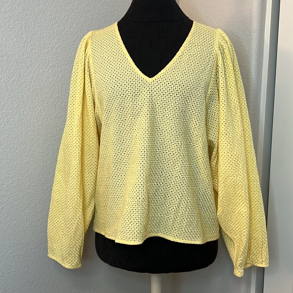 by malene birger Long Sleeve Blouse Size Medium EU 38 in yellow